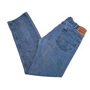 Levi Strauss & Co 505 Regular Fit Straight Leg Jeans Medium Wash Mens Size 40x36